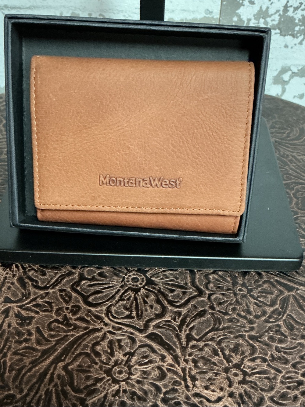 Montana West Tan Faux Leather Wallet